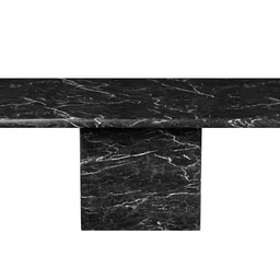 Nero Marquina Marble Dining Table