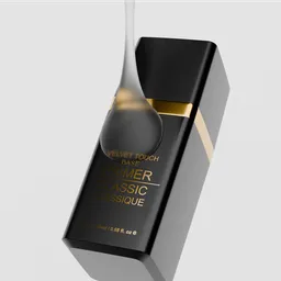 Face primer liquid dripping aniimation