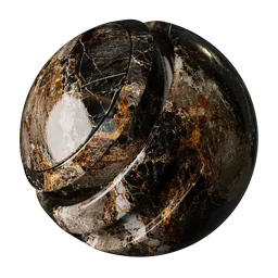 Black Copper Marble