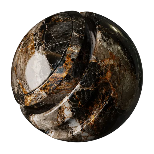 Black Copper Marble