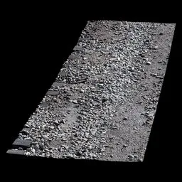 Scan Dirt small stone road