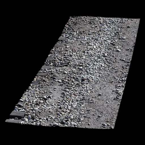 Scan Dirt small stone road