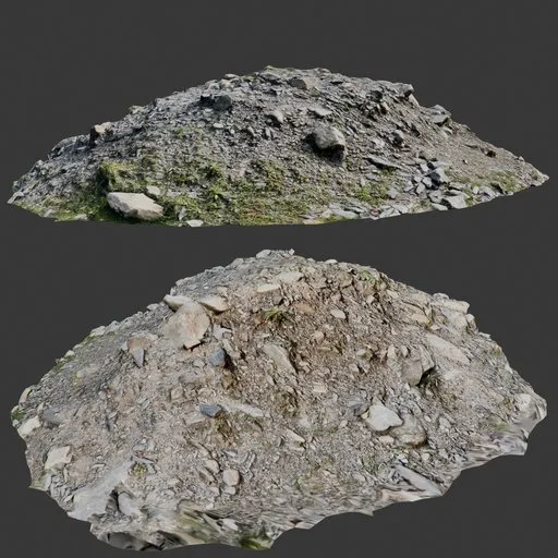 Rocks pile Scan