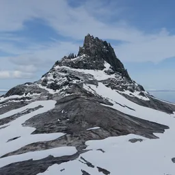 Rugged Mountain Peak Terrain