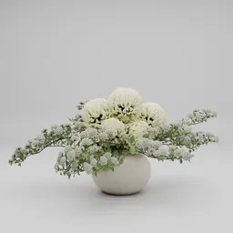 White Chrysanthemum Floral