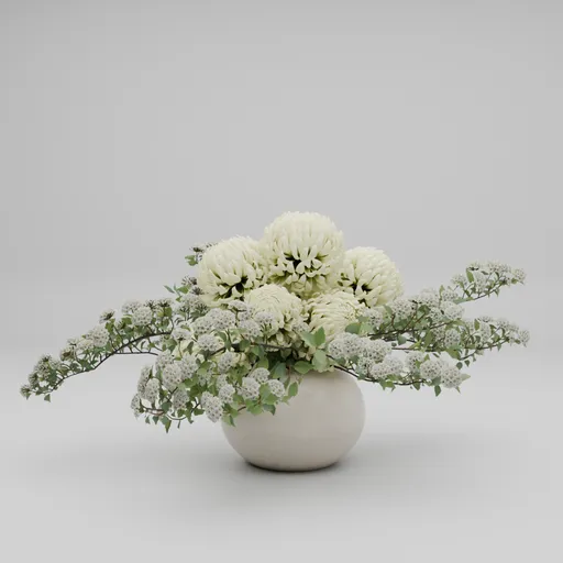 White Chrysanthemum Floral