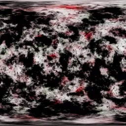 Pink Nebula in Deep Dark Space