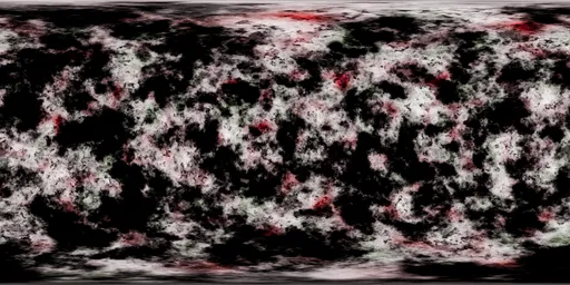 Pink Nebula in Deep Dark Space
