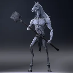 Horse Creature -Rigged