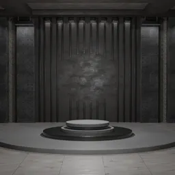 Concrete Metallic Room