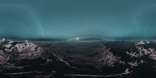 Rocky Sci-fi Planet Space