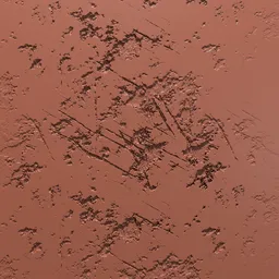 Detail-enhancing 3D Blender sculpting brush creating rough, weathered textures.