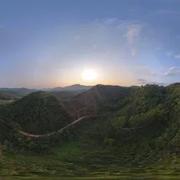 Outdoor Sunset Sky HDRI