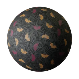 Flower print fabric