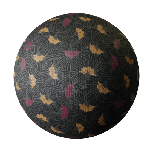 Flower print fabric