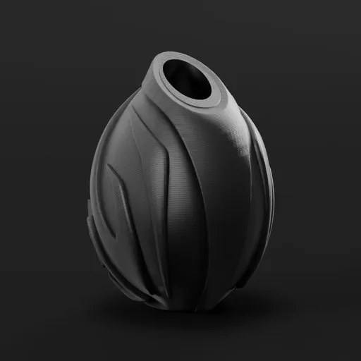 Bulb shaped vase