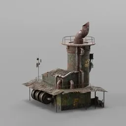 Rusty Sci-Fi Building