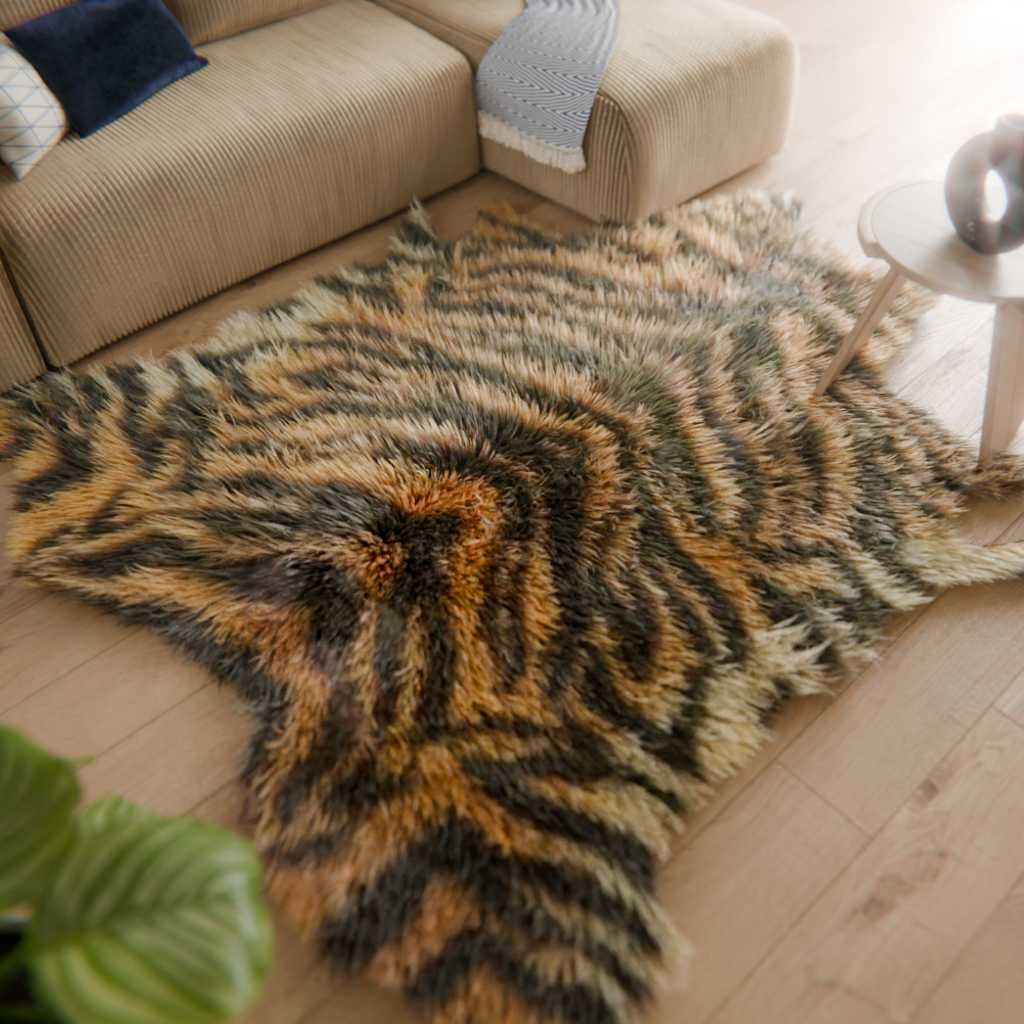 Tiger rug | FREE Carpets models | BlenderKit