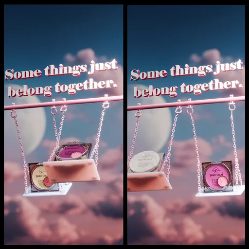 Swing cosmetics highlighter animation