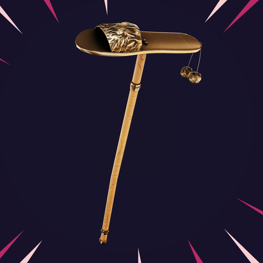 Stylized pickaxe