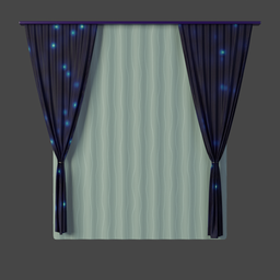 Curtains "Starry sky"