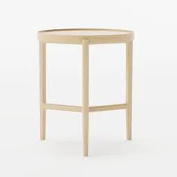 Oak end table