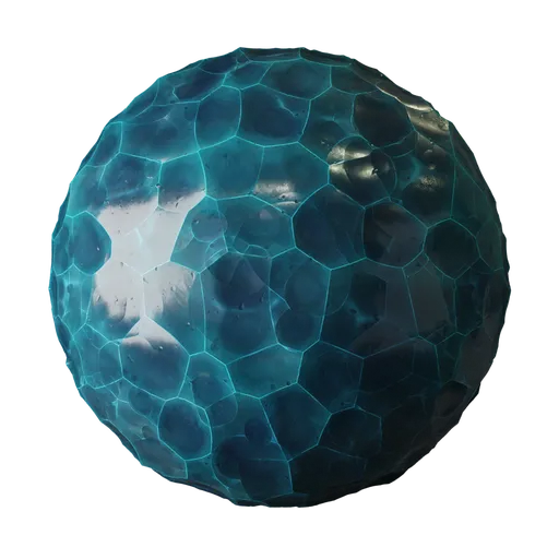 Blue crystal