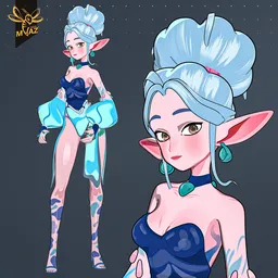 Miralys Anime Elf Girl Stylized