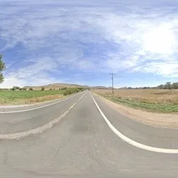 Highway Sunshine Sun Day Blue Sky