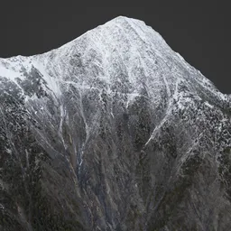 Large Mountain Side Photoscan