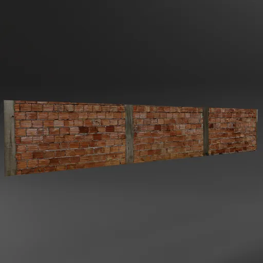 Brazilian brick wall