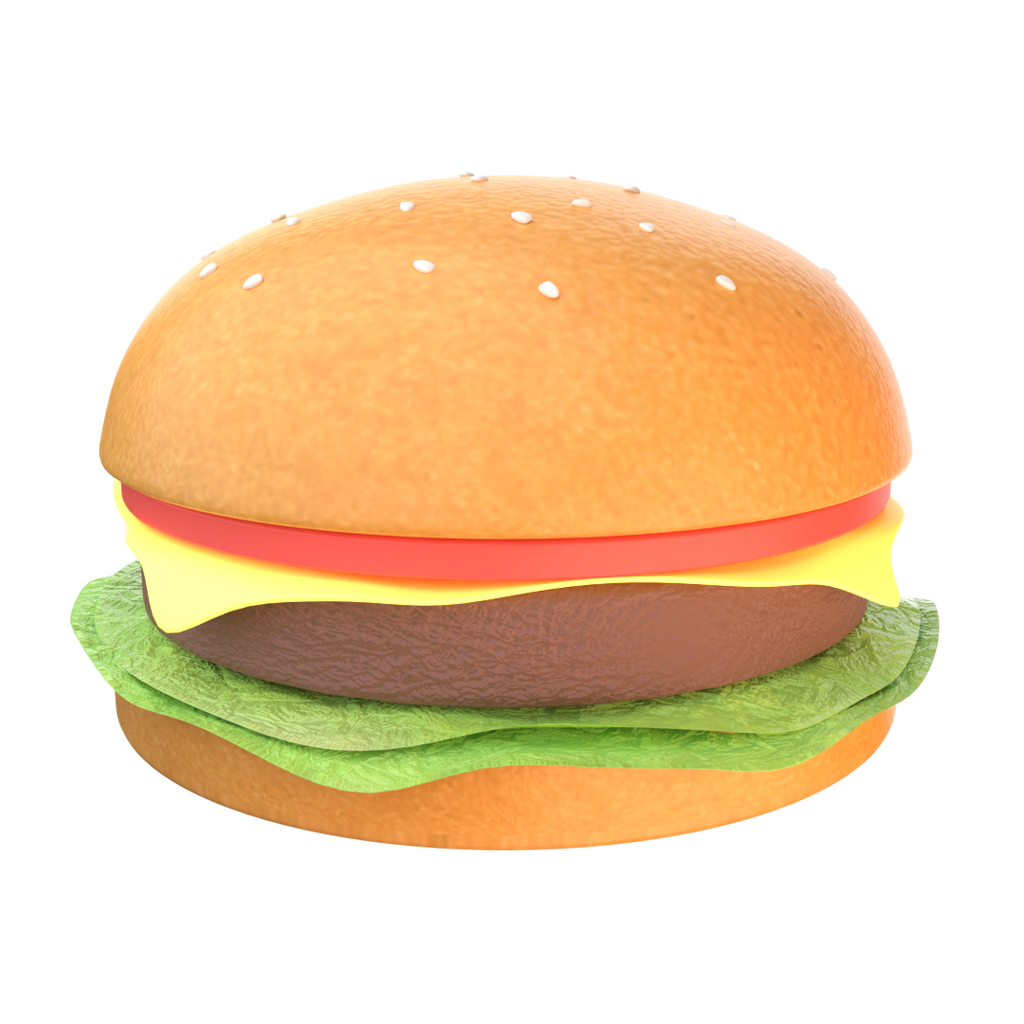 Burger | FREE Food models | BlenderKit