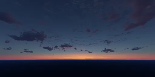 Twilight Cloudy Sky Sunset
