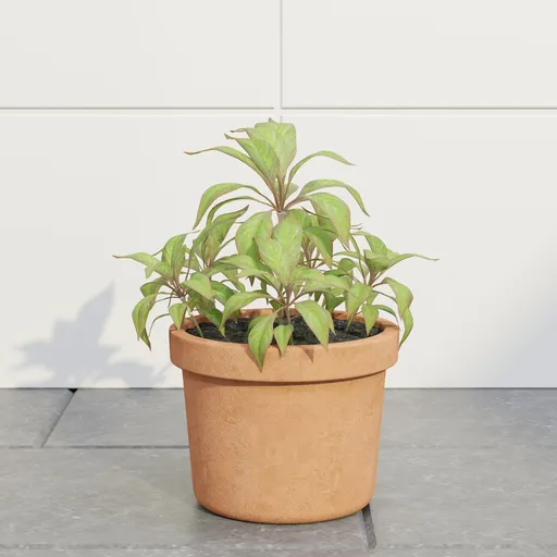 Pastel Foliage Houseplant Pot