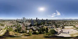 Modern City Sunny Day