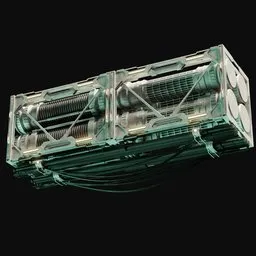 Sci-Fi Tubes & Cable Pack and structure