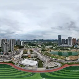 Highsky playground old building forest