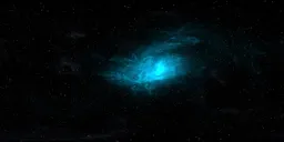 Sci-fi Space Blue Nebula