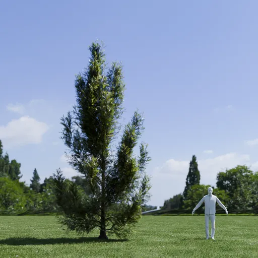 Pine tree - Pinus Flexilis Animated