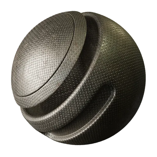 Patterned metal