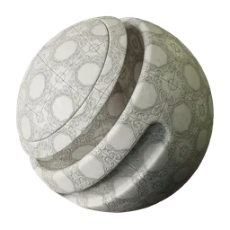 Concrete ornament tiles