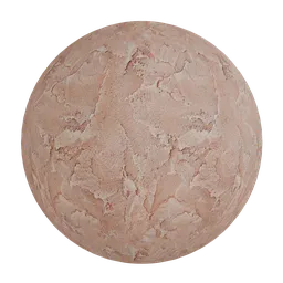 Decorative reddish plaster