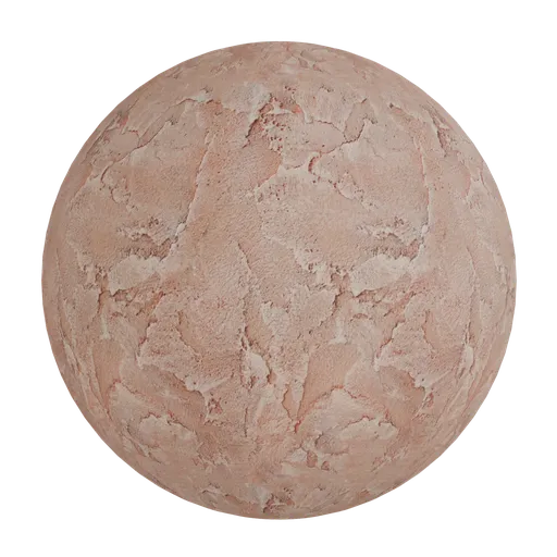 Decorative reddish plaster