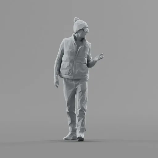 Lowpoly Male Walking