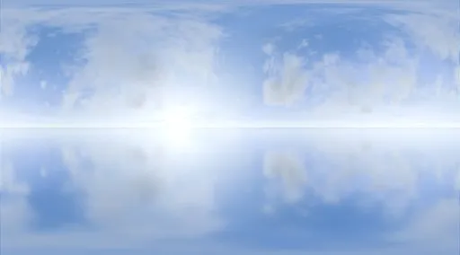 Clear Blue Sky Reflection