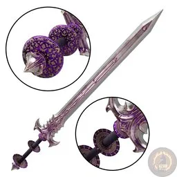 Ancient Persian Greatsword Purple Gold
