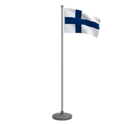 Animated Flag of Finland