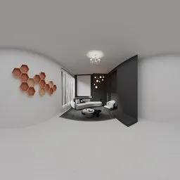 Modern Cozy Living Room Interior