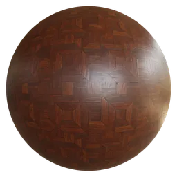 Dark wooden floor pattern