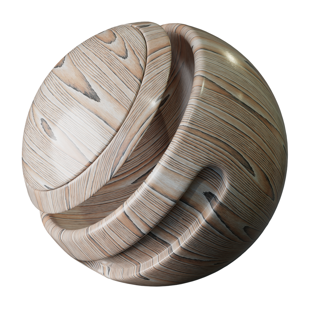 BlenderKit Download the FREE Simple light wood material